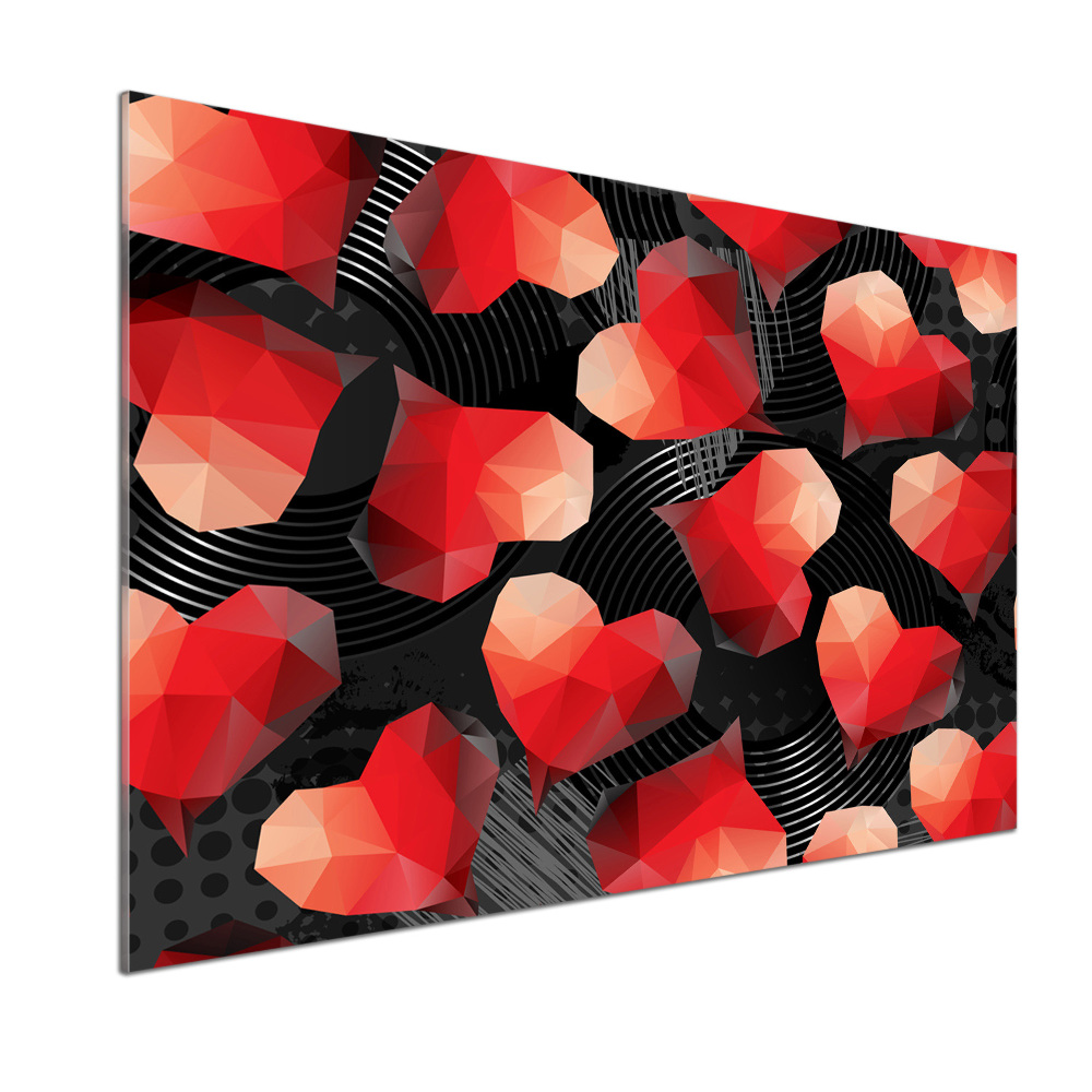 Panel do kuchni Geometryczne serca