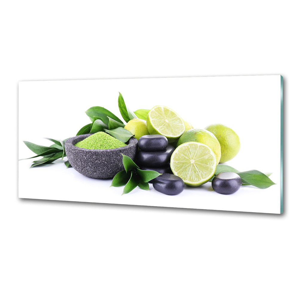Panel do kuchni Limonki i kamienie