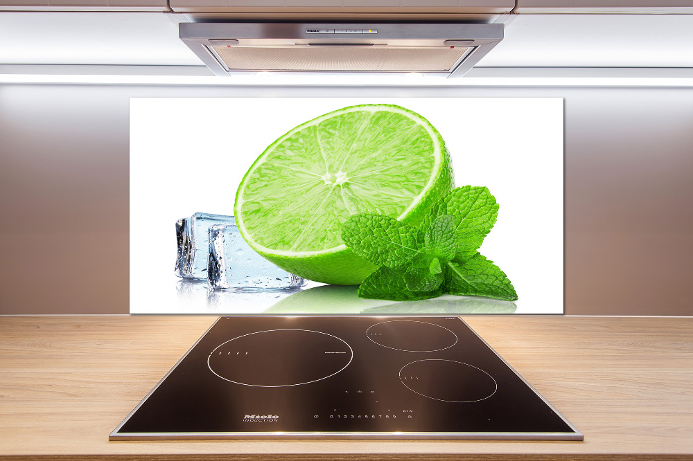 Panel do kuchni Limonka z lodem