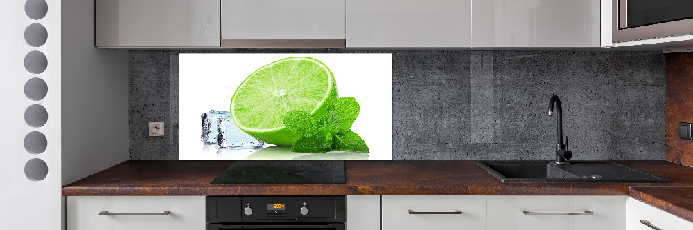 Panel do kuchni Limonka z lodem