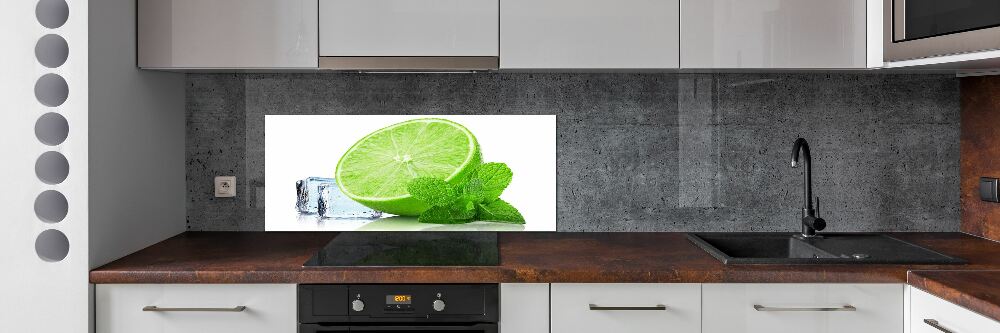 Panel do kuchni Limonka z lodem