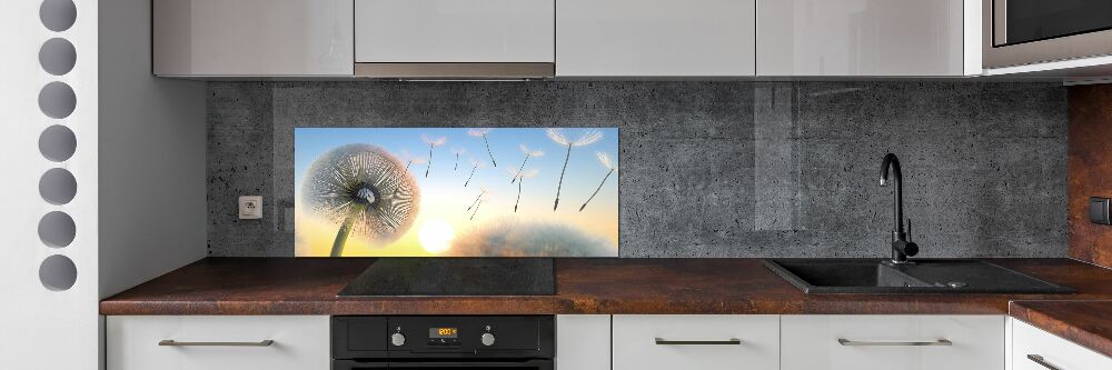 Panel dekor szkło Dmuchawiec
