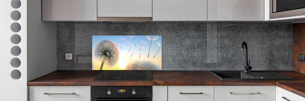 Panel dekor szkło Dmuchawiec