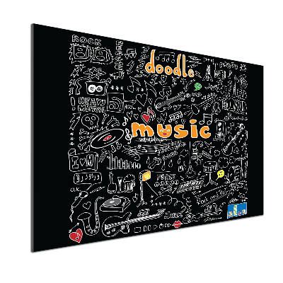 Panel do kuchni Symbole muzyczne