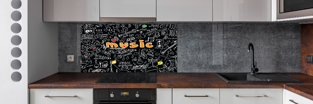 Panel do kuchni Symbole muzyczne