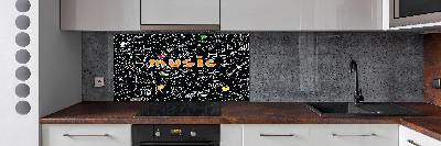 Panel do kuchni Symbole muzyczne