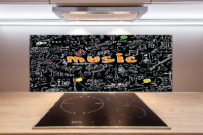 Panel do kuchni Symbole muzyczne