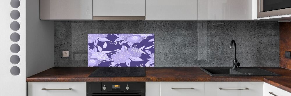 Panel do kuchni Kwiecisty wzór