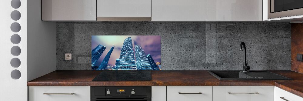 Panel do kuchni Drapacze chmur