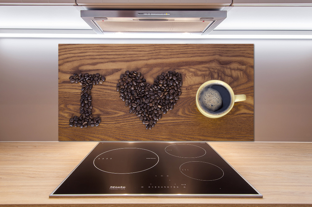 Panel do kuchni I love coffee