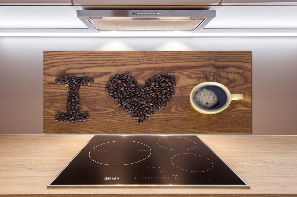 Panel do kuchni I love coffee