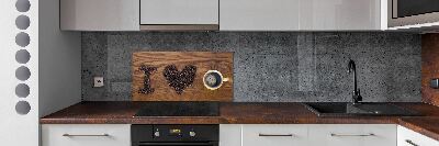 Panel do kuchni I love coffee