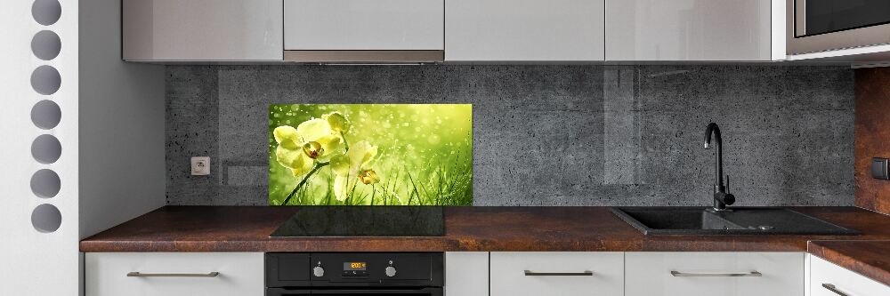 Panel między meble w kuchni Orchidea