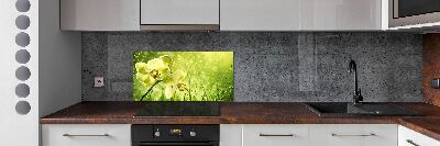 Panel między meble w kuchni Orchidea