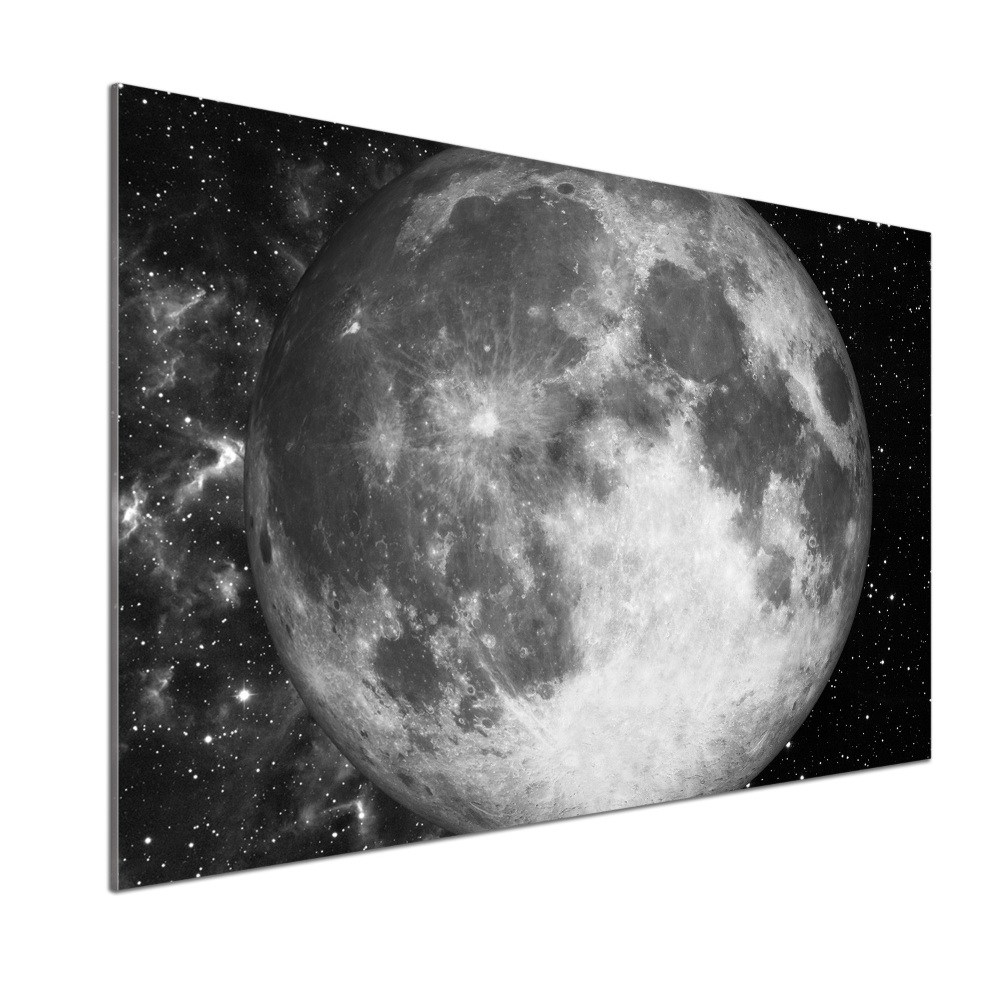 Panel szklany do kuchni Księżyc