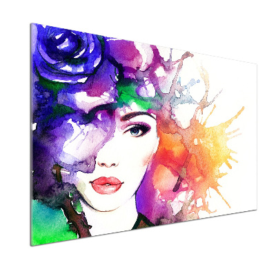 Panel do kuchni Portret kobiety