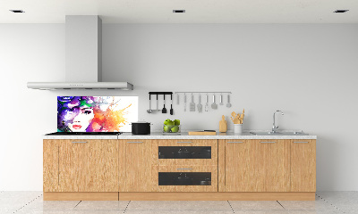 Panel do kuchni Portret kobiety