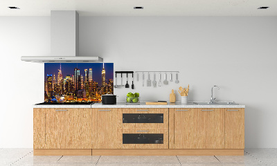 Panel do kuchni Manhattan nocą