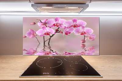 Panel do kuchni Różowa orchidea