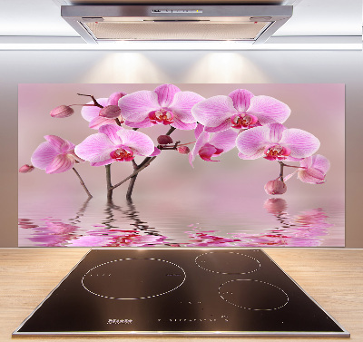 Panel do kuchni Różowa orchidea