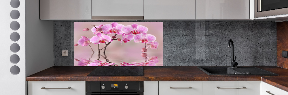 Panel do kuchni Różowa orchidea