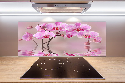 Panel do kuchni Różowa orchidea