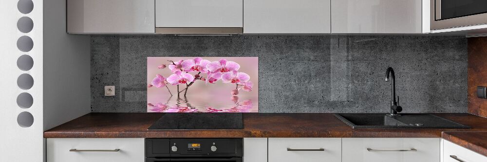 Panel do kuchni Różowa orchidea