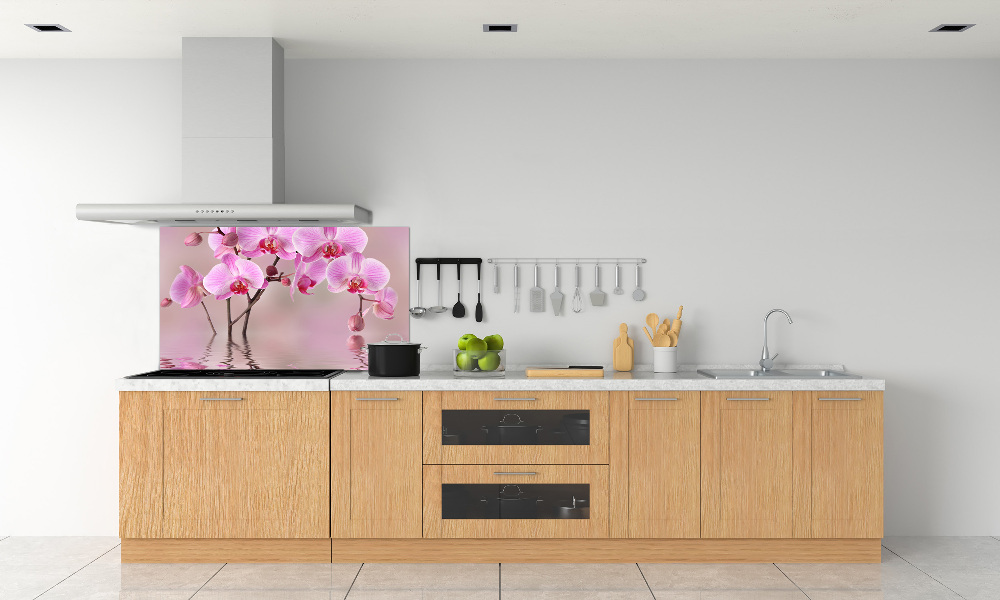 Panel do kuchni Różowa orchidea