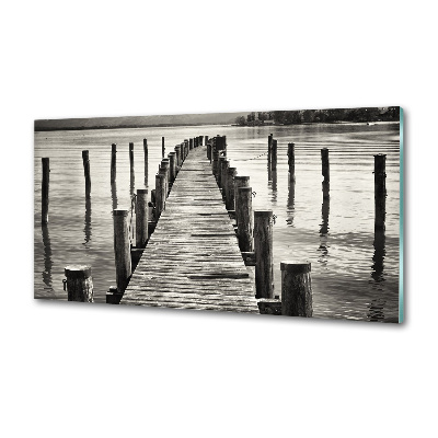 Panel do kuchni Drewniane molo