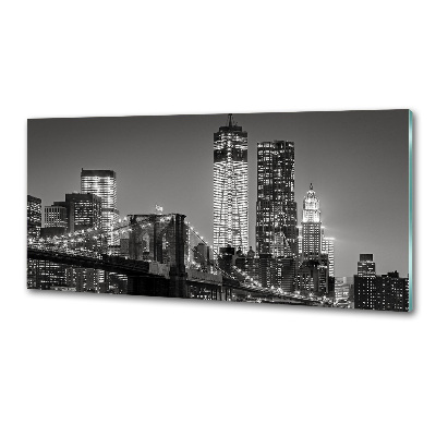 Panel do kuchni Manhattan nocą