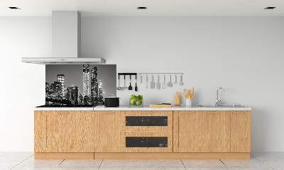 Panel do kuchni Manhattan nocą