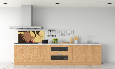 Panel szklany do kuchni Gejsza
