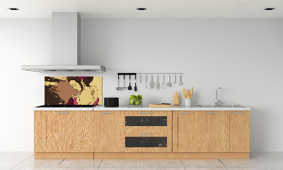 Panel szklany do kuchni Gejsza