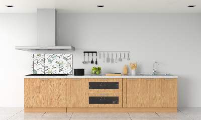 Panel dekor szkło Jodełka wzór