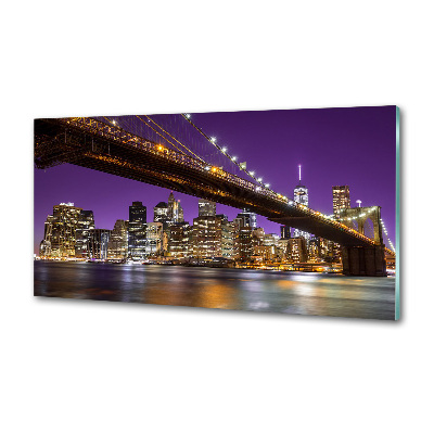 Panel do kuchni Manhattan nocą