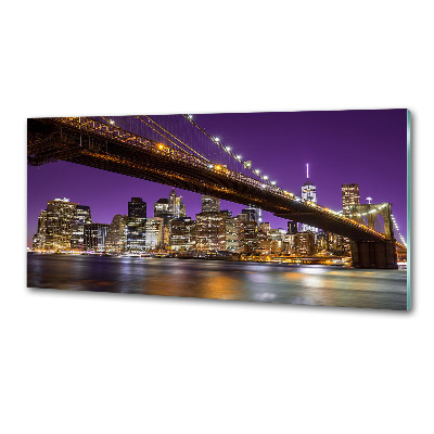 Panel do kuchni Manhattan nocą