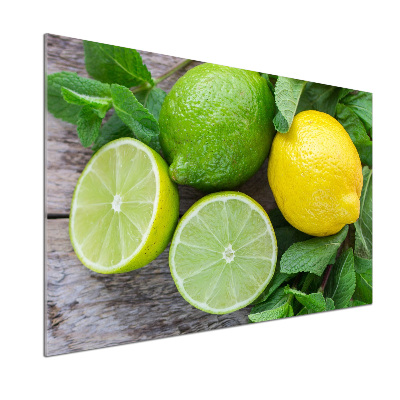 Panel do kuchni Limonka i cytryna