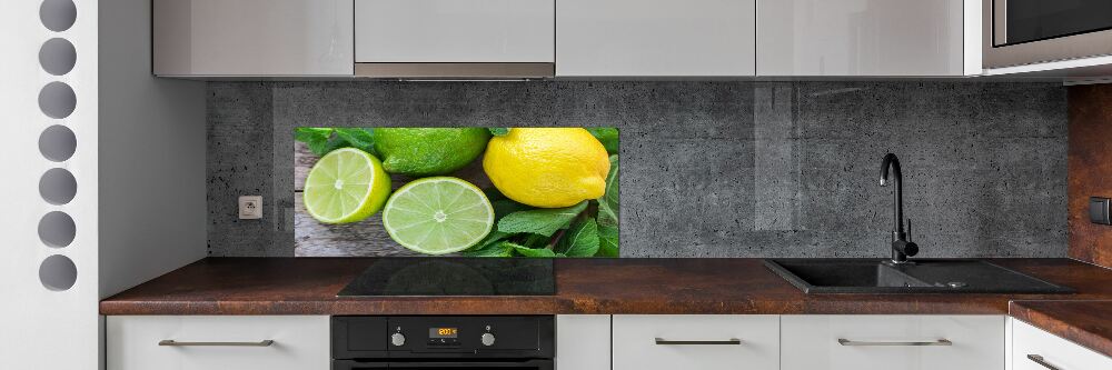 Panel do kuchni Limonka i cytryna