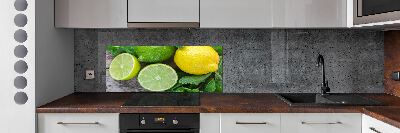 Panel do kuchni Limonka i cytryna