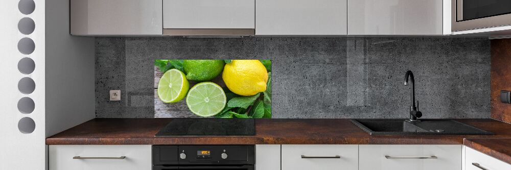 Panel do kuchni Limonka i cytryna
