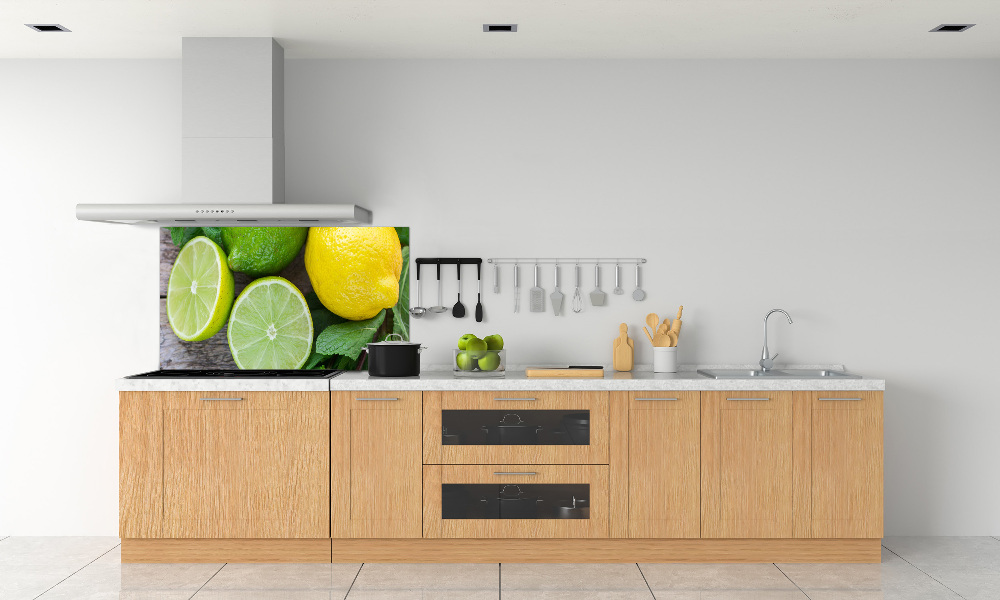 Panel do kuchni Limonka i cytryna