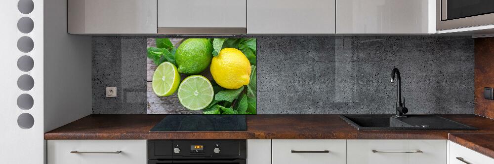 Panel do kuchni Limonka i cytryna