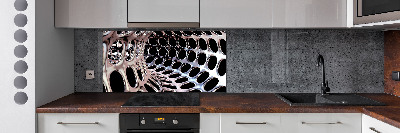Panel do kuchni Metalowy tunel