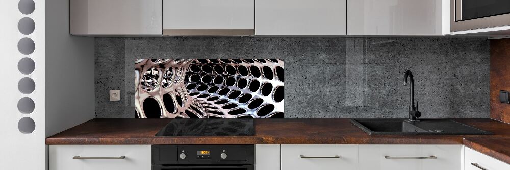 Panel do kuchni Metalowy tunel