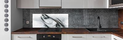 Panel do kuchni Portret kobiety