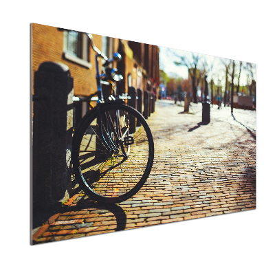 Panel lacobel Rower w Amsterdamie
