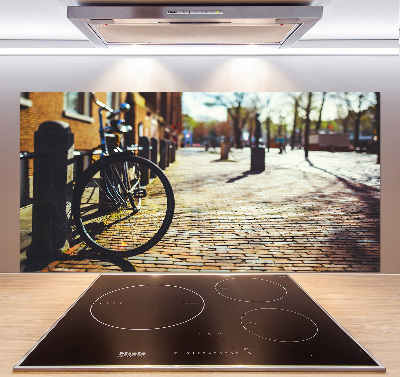 Panel lacobel Rower w Amsterdamie