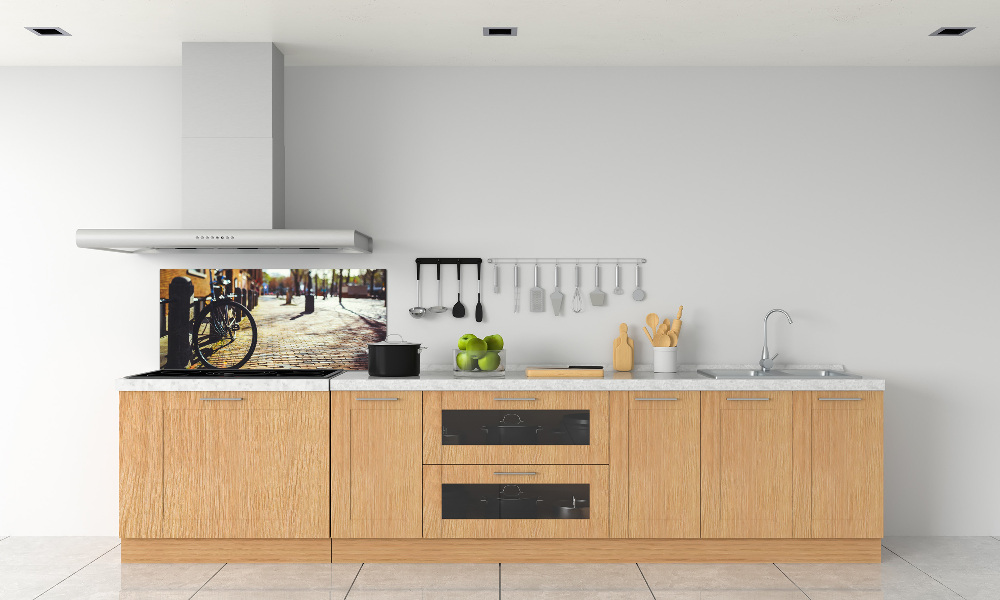 Panel lacobel Rower w Amsterdamie