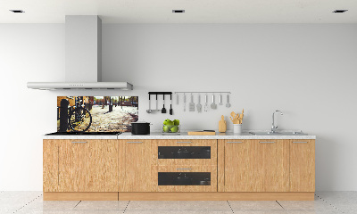 Panel lacobel Rower w Amsterdamie