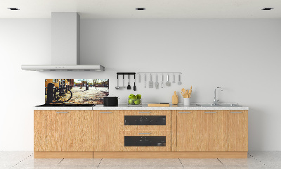 Panel lacobel Rower w Amsterdamie